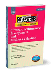 Taxmann Cracker - Strategic Performance Management and Business Valuation (SPMBV) Book for CMA Final by Tarun Agarwal, Leena Lalit Parakh