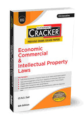 Taxmann Cracker -Economic Commercial & Intellectual Property Laws Book for CS Executive by N.S. Zad, Pankaj Kumar
