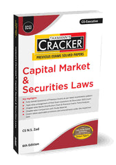 Taxmann Cracker -Capital Market and Securities Laws Book for CS Executive by N.S. Zad, Pankaj Kumar