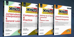 Cracker Combo Papers 1 to 4 (JIGL, CL, SUBIL & CAFM) Set of 4 Books for CS Executive (2022 Syllabus) by Taxmann