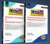 Taxmann Cracker Combo - Papers 5 & 6 CRACKER Series SMCF and CRVI (Set of 2 Books) for CS Professional by N.S. Zad, Divya Bajpai