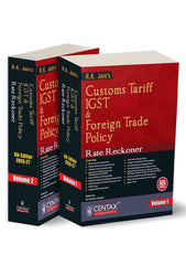 R.K. Jain's Customs Tariff, IGST & Foreign Trade Policy Rate Reckoner