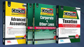 Taxmann Cracker Combo Papers 1 to 3 (Advanced Accounts, Law, and Tax) Set of 3 Books for CA Inter