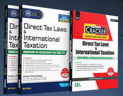 CA Final Essentials Combo Direct Tax Laws & International Taxation (Study Material + Cracker - Set of 2 Books) by Taxmann