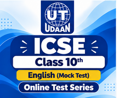 ICSE Class 10th English (Mock Test) Online Test Series by UTUDAAN