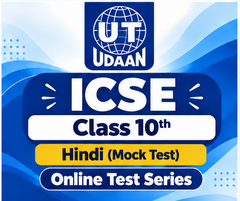 ICSE Class 10th Hindi (Mock Test) Online Test Series by UTUDAAN