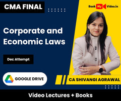 CMA Final Corporate and Economic Laws Video Lectures by CA Shivangi Agrawal Dec Attempt (Download + Books)
