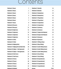 Class 4 - MTG 51 English Grammar Worksheets By MTG Learning