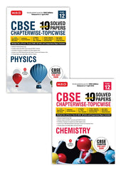 Class 12 CBSE Chapterwise Topicwise Solved Papers (Physics & Chemistry) - Set of 2 Books (CBSE Champion) By MTG Learning