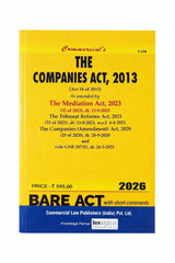 Commercial's Companies Act, 2013 As Amended by The Mediation Act, 2023 Bare Act book
