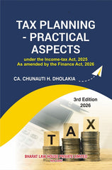 Bharat's Tax Planning - Practical Aspects Book By Chunauti H. Dholakiya