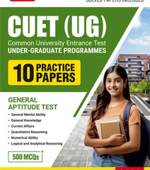NTA CUET (UG) 10 Practice Test Papers General Aptitute Test (Section-3) By MTG Learning