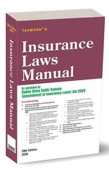 Insurance Laws Manual book by Taxmann
