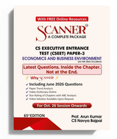 CSEET Paper 3 (Economic and Business Environment) Scanner - Book By Shuchita Prakashan