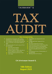 Taxmann's TAX AUDIT Combo (ICAI Aligned) – Tax Audit (Commentary) & FAQs on Tax Audit (ICAI Guidance Note Aligned) Set of 2 Books By Srinivasan Anand G., Taxmann's Editorial Board