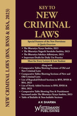 Whitesmann's Key to New Criminal Laws - Book By A K Sharma