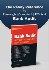 Bank Audit – A Practical Guide for Bank Auditors Book By Taxmann
