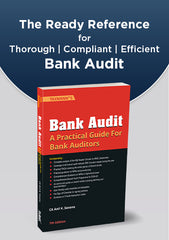 Bank Audit – A Practical Guide for Bank Auditors Book By Taxmann
