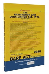Commercial's Arbitration and Conciliation Act, 1996 Bare Act book