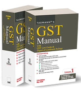 GST Manual with GST Law Guide & Digest of Landmark Rulings (Set of 2 Volumes) - Books By Taxmann