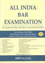 LMP's All India Bar Examination Solved Papers - Answers with Explanations and Case Laws