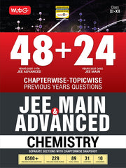 48+24 Years Chapterwise Topicwise Solutions Chemistry for JEE (Adv + Main) By MTG Learning