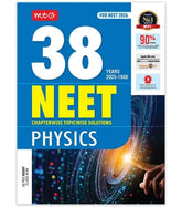 38 Years NEET Physics PYP with Chapterwise Topicwise Solutions for NEET 2026 Exam By MTG Learning