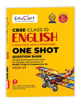 Educart One-shot CBSE Class 10 Question Bank English Book
