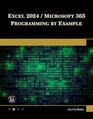Julitta Korol's Excel 2024, Microsoft 365 Programming by Example