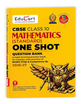 Educart One-shot CBSE Class 10 Question Bank Mathematics (Standard) Book