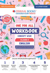 One For All English Workbook Concept Wise for Class 3 by Oswaal Books