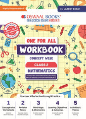 One For All Mathematics Workbook Concept Wise for Class 2 by Oswaal Books