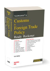 Customs & Foreign Trade Policy (FTP) Ready Reckoner - Book By Taxmann