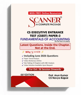 CSEET Paper 2 (Fundamentals of Accounting) Scanner - Book By Shuchita Prakashan