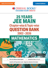JEE Main 25 Years' Chapter-wise & Topic-wise Question Bank Mathematics - Book By Oswaal Books