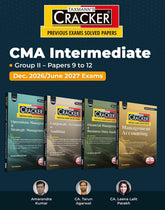Taxmann Cracker Combo Papers 9 to 12 (OMSM, CAA, FMDA, and MA) Set of 4 Books for CMA Intermediate