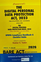 Commercial's Digital Personal Data Protection Act, 2023 Bare Act (With Short Comments) book