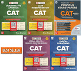 McGraw Hill's CAT Exam QA + LR + DI + Verbal + PYP Combo (Set fo 5) - Books By Arun Sharma & Meenakshi Upadhyay