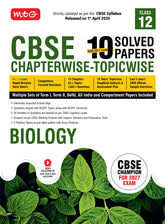 Class 12 CBSE Biology Book (CBSE Champion) - Chapterwise Topicwise Solved Papers By MTG Learning