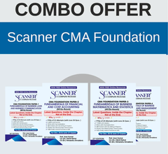 CMA Foundation Combo (Paper 1 to 4) Scanners - Books By Shuchita Prakashan