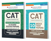CAT Exam Solved Papers and Mock Test Papers - Set of 2 Books By Oswaal Books