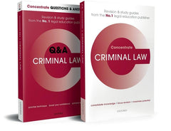 Criminal Law Revision Concentrate Pack : Law Revision and Study Guide - Books By Oxford University Press