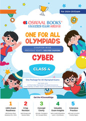 One For All Cyber Olympiad Previous Years' Solved Papers Class 4 by Oswaal Books