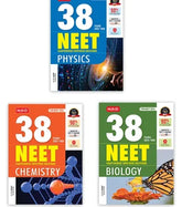 38 Years NEET Physics, Chemistry, Biology PYP with Chapterwise Topicwise Solutions for NEET 2026 Exam (Set of 3 books) by MTG Learning
