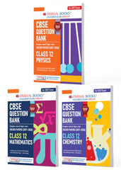 CBSE Question Bank for Class 12 - Physics, Chemistry & Maths (Set of 3 Books) Chapterwise and Topicwise Solved Papers For 2027 Exam By Oswaal Books