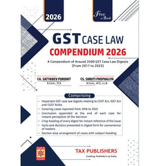 GST Case Law Compendium - Book By Tax Publisher