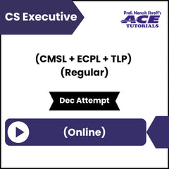 CS Executive (CMSL + ECPL + TLP) (Regular) Video Lectures (Online, Dec Attempt)