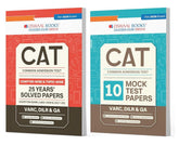 CAT Mock Test Papers and Solved Papers - Set of 2 books By Oswaal Books