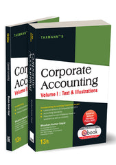 Corporate Accounting (Set of 2 Volumes) - Books by Taxmann