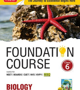 Foundation Course Biology Book for Class 6 by MTG Learning